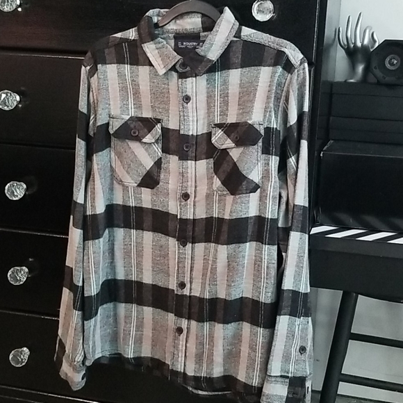 Grey flannel shirt - Picture 2 of 12